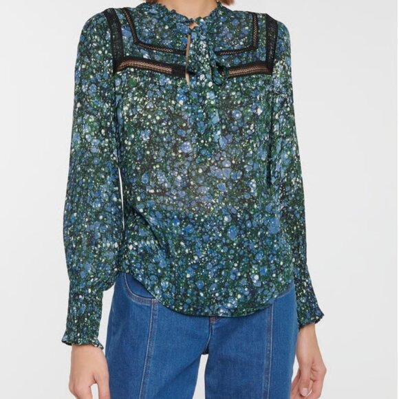 Veronica Beard Tops - VERONICA BEARD Candita printed chiffon blouse